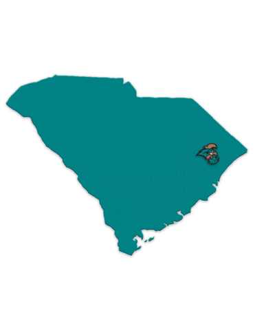 south carolina logo Sticker by Coastal Carolina University
