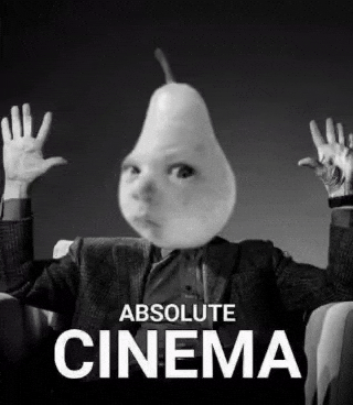 Absolute Cinema Pear GIF