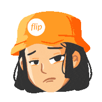 Sad Surrender Sticker by Flip.id