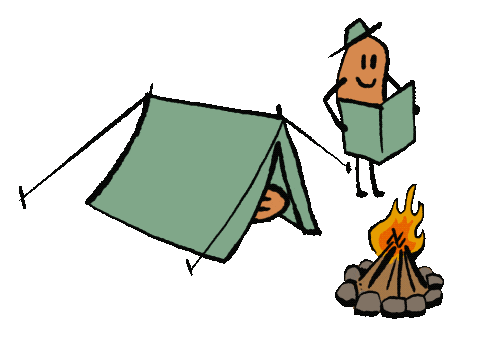 Adventure Camping Sticker