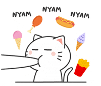 Cat Hello GIF by KIKI
