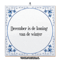 Winter Humor Sticker by Tegelspreuken.nl