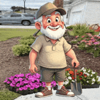 Spring Planting Flowers GIF
