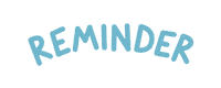 Banner Remind Sticker