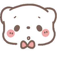 Tired Bear Sticker