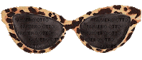 numeroottofur fashion logo sunglasses fur Sticker