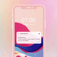 Text Phone GIF by Showit