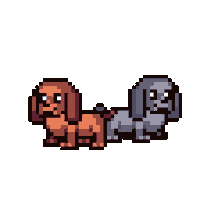 Puppy Puppies Sticker by Abstract HotDogs