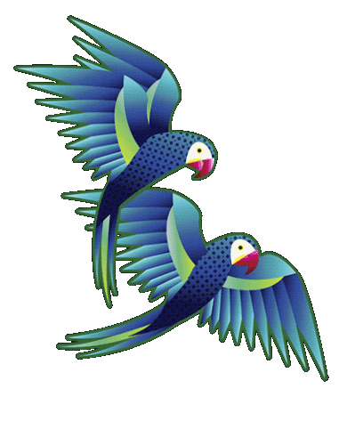 Bird Jungle Sticker