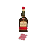 Shuffling Playing Cards Sticker by Licor Beirão