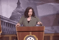 Tammy Duckworth Hair Flip GIF by GIPHY News