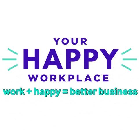 YourHappyWorkplace giphygifmaker your happy workplace wendy conrad work culture GIF
