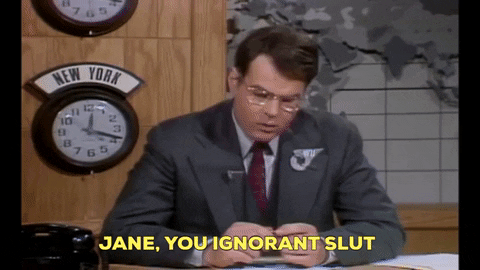 scottmonty giphygifmaker snl weekend update jane curtin GIF