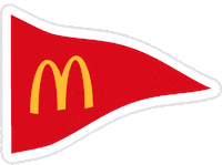 Soccer Flag Sticker by McDonaldsJordan