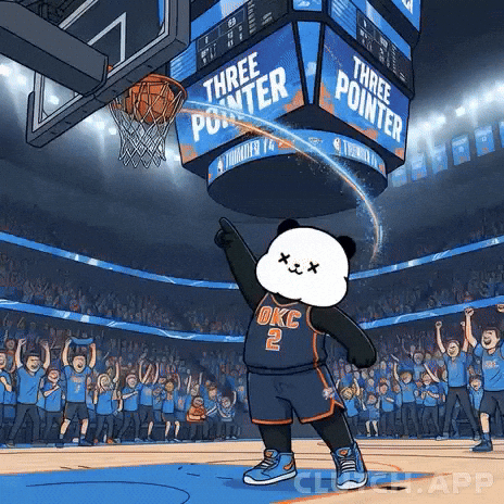Nba Playoffs Panda GIF by Kanpai Pandas
