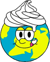 World Cream Sticker