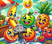 Fruit Snack Orange GIF by Zhot