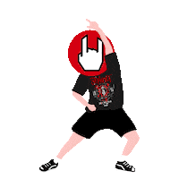 Rock Metal Sticker by EMP