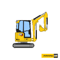 Finning finning sudamerica finning cat finningcat finninglatam Sticker