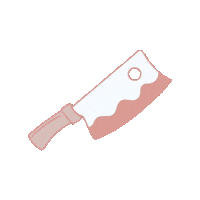 Halloween Knife Sticker by MissBeaut