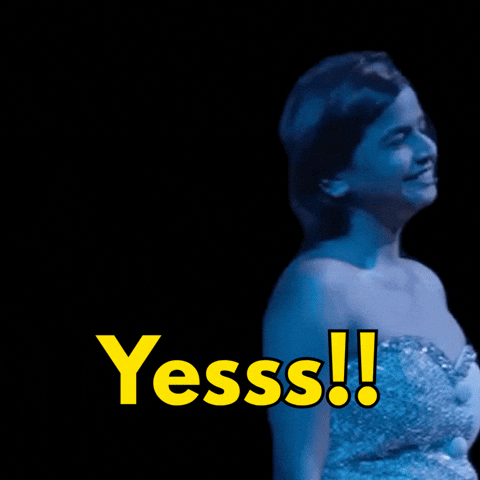 Lets Go Yes GIF by Suhani Shah