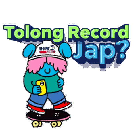 Skateboarding Publika Sticker by UEMSunrise