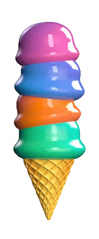 Happy Ice Cream Sticker by Adobe