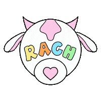 rachbyrachel pink star stars yellow Sticker