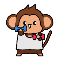 Work Out Gym Sticker by Chimpers