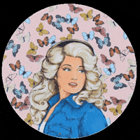 corabgallery butterflies dolly dolly parton cora GIF