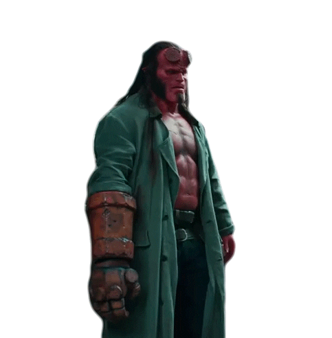 HellboyMovie demon hell hellboy milla jovovich Sticker