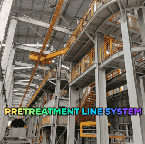 T-control giphygifmaker pretreatment line system pickling phosphating line GIF