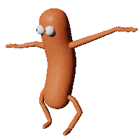 Happy Hot Dog Sticker by Formlotse