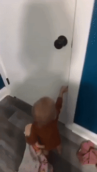 Toddler 'Fed Up With Motherhood' Throws Her Baby Doll Out the Door