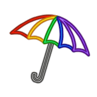Sunny Side Umbrella Sticker by flyhoneystars