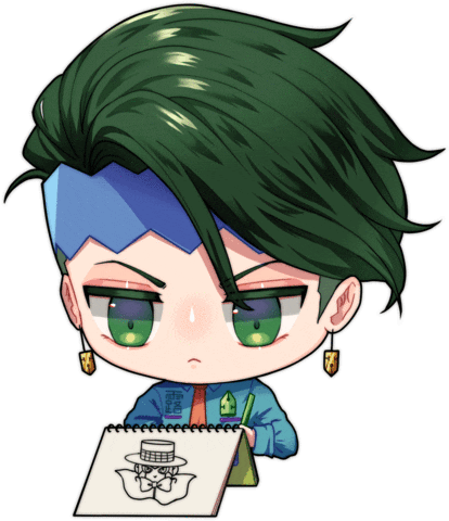 Xiumai anime manga jojo chibi Sticker