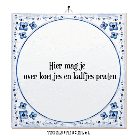 Wijsheid Spreuk Sticker by Tegelspreuken.nl