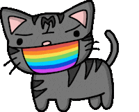 Cat Sticker by Tutimon