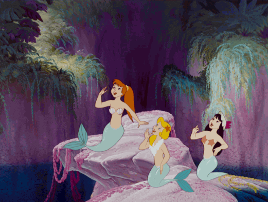 peter pan mermaids GIF by Disney