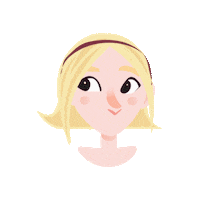 muastudi thinking blonde idea pensar Sticker