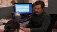 Ron Swanson Is Scared