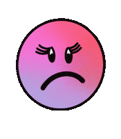 Emoji Frown Sticker