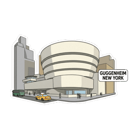 New York Art Sticker by Museumszeit.ch
