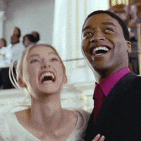workingtitlefilms happy christmas laughing wedding GIF