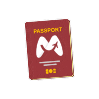 Multitravelcom travel traveling passport pasaporte Sticker