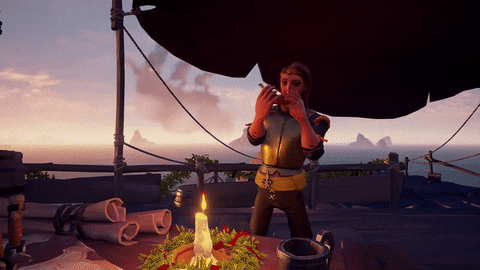Christmas Surprise GIF by Sea of Thieves