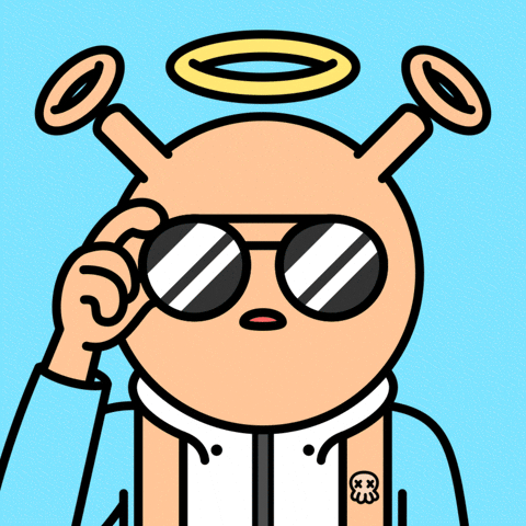 Sunglasses Wow GIF by Quirkies