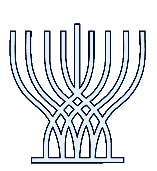 Happy Hanukkah Sticker by NJI Media