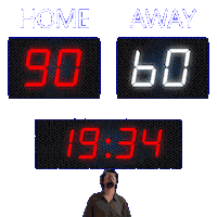 60 Away Sticker