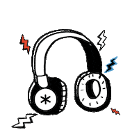 Headphone Antartik Sticker by Liderpapel